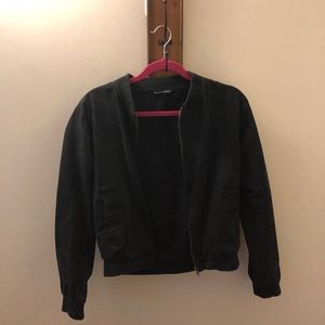Black Bomber Jacket